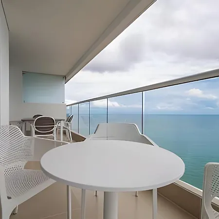 Laurdhomes Lujoso Apto Piso 28 Frente Al Mar, 2Bth Cartagena Exterior photo